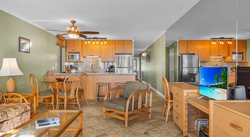基黑 Enjoy The Maui Breeze And Sweeping Ocean Views (LEI 305) 4星级 住宿 餐厅