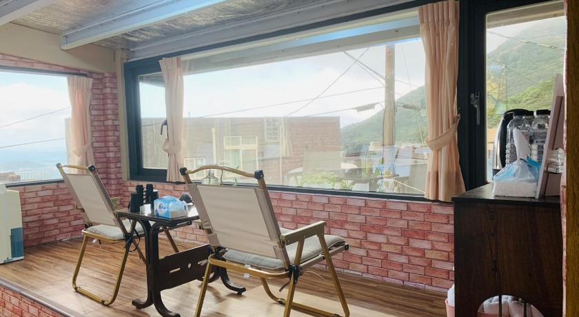 台北 九份山海灣民宿 I 近老街 l 海景檜木房 4星级 民宿 泳池