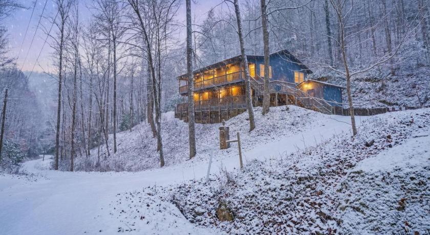 Wears Valley Serene Mountain Cabin Hot Tub 2Fireplace Grill 4-Star Accommodation view