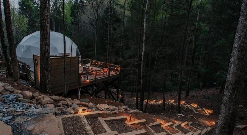 체리로그 Glamp Blue Ridge - Dome 1 Betty 4성급 숙소 전망