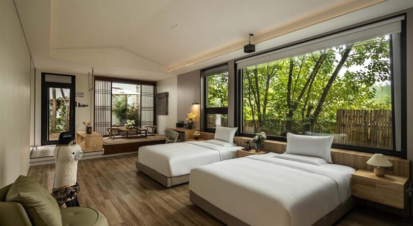 北京 Beijing Nanshan Yanyu Song Hot Spring Holiday Homestay 4星级 酒店 大堂