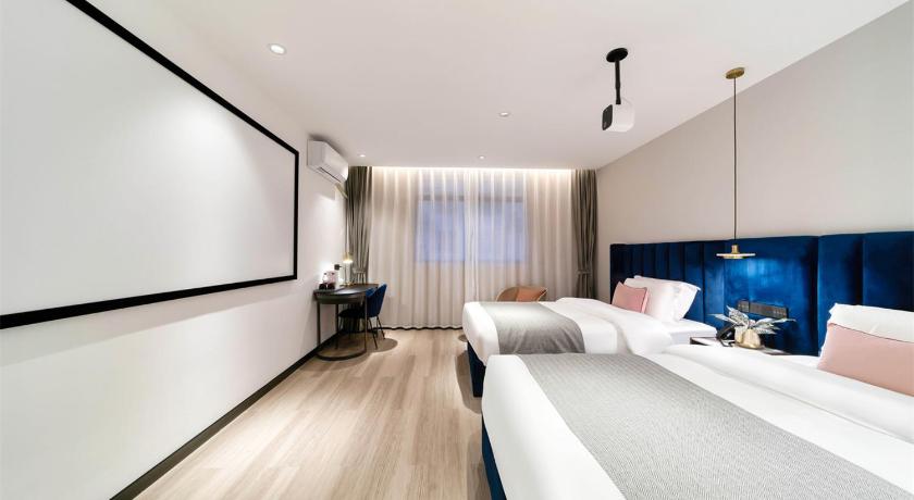 상라오 五悦悦心酒店吾悦广场经开区店Wuyue Yuexin Hotel, Shangrao Wuyue Plaza Economic Development Zone Branch 호텔 레스토랑