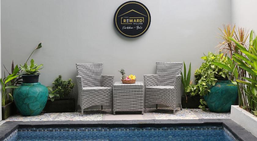 バリ The Reward Villas Kerobokan  5つ星 ホテル 眺望