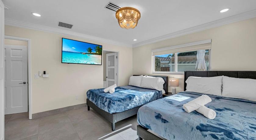 Pompano Beach (FL) Waterfront Pool Home Near Beach Sleeps 10 4성급 숙소 수영장