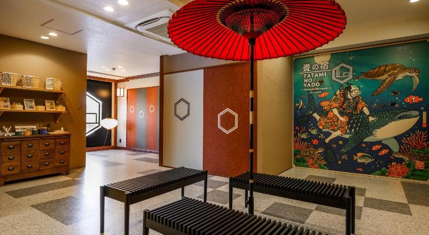 沖縄本島 TATAMI NO YADO Chatan Mihama by Coldio  4つ星 ホテル レストラン