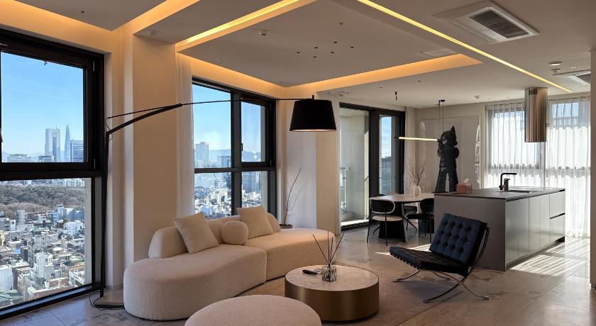 서울 카일룸블랙 강남 럭셔리 아파트  (Caelum Black Gangnam Luxury Apt ) 4성급 호텔 레스토랑