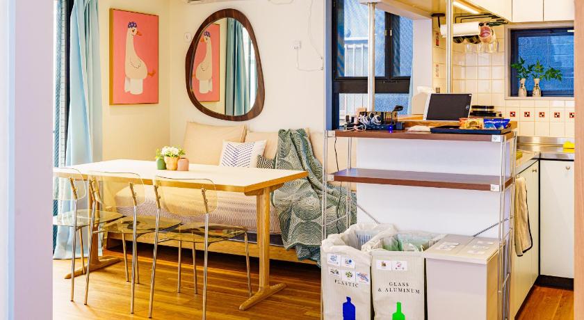 东京 Crest House 3星级 住宿 大堂