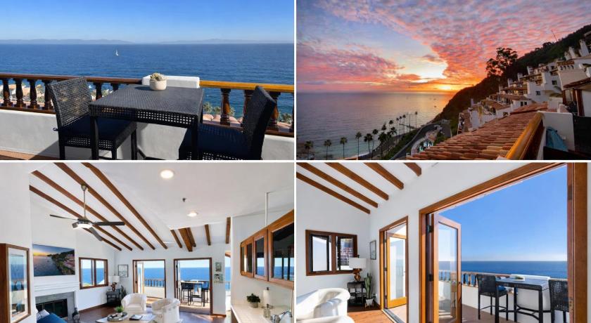 아발론 (CA) 10-Star Condo 21 Steps from Top - Premium Ocean View Corner Unit Fireplace New Golf Cart - HC245 4성급 숙소 객실