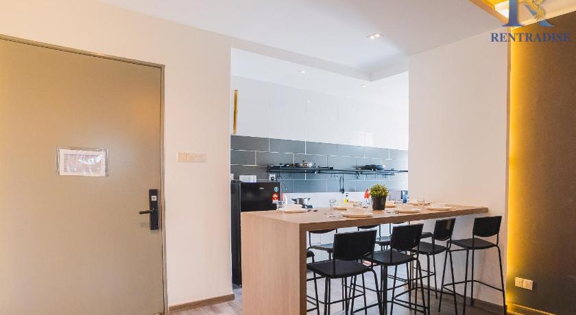 조호바루 / 조호르바루 더 플라티노 스쿠다이 니어 파라다임 몰 앳 UHA (The Platino Skudai near Paradigm Mall @ UHA) 5성급 게스트하우스 레스토랑