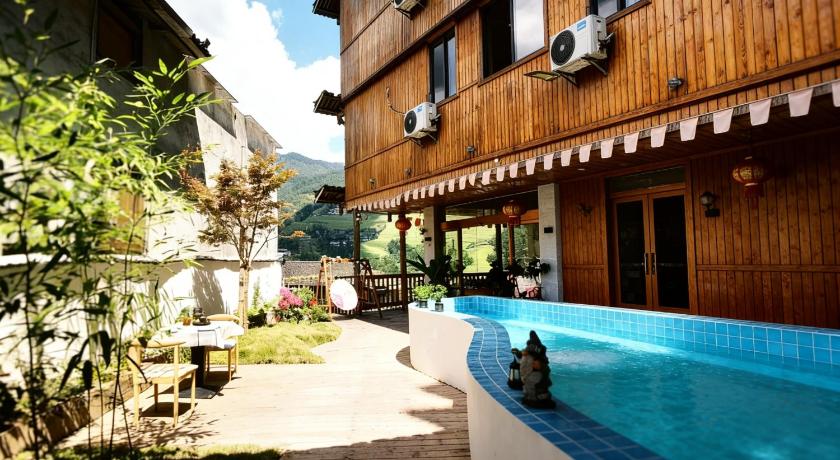 구이린 / 계림 Longji best view intelligent panoramic Hotel-Qianceng Tianti Observatory Store 게스트하우스 수영장
