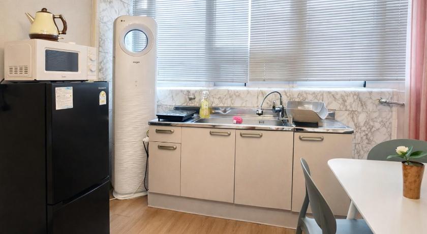 首尔 합정역 Hapjeong Stn, Hongdae, Sangsu, 3BR 3星级 住宿 泳池