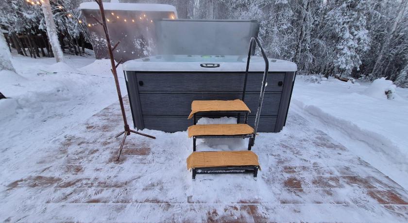 Fairbanks Borealis Bungalow and Hot Tub Accommodation pool