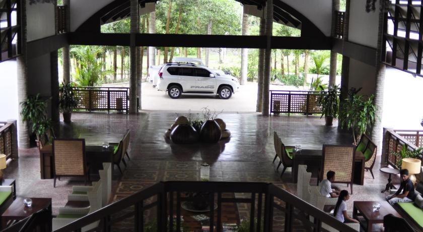 a car is parked in a parking lot, CLUB AGUTAYA in Palawan