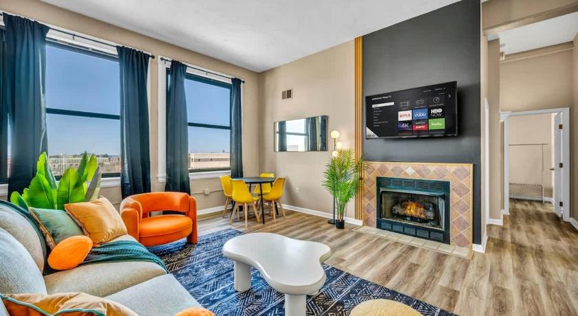 클리블랜드 (OH) Funky 2B Apt in Downtown Cleveland FREE Parking 4성급 숙소 객실
