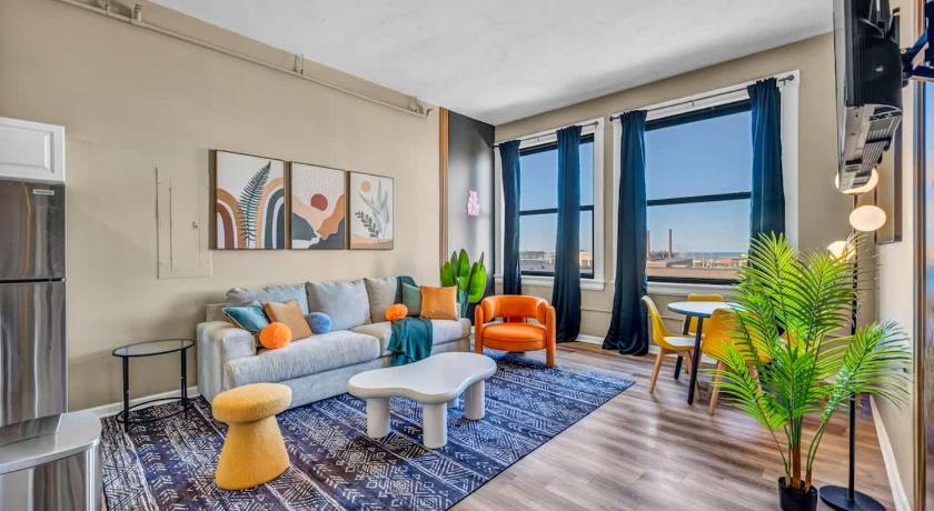 클리블랜드 (OH) Funky 2B Apt in Downtown Cleveland FREE Parking 4성급 숙소 객실