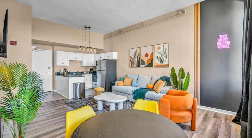 클리블랜드 (OH) Funky 2B Apt in Downtown Cleveland FREE Parking 4성급 숙소 로비