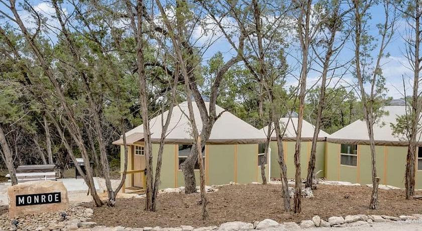 캐년 레이크 (TX) Peaceful Luxury Yurt-Cabin with Private Hot Tub Near Canyon Lake, Texas 3성급 숙소 전망