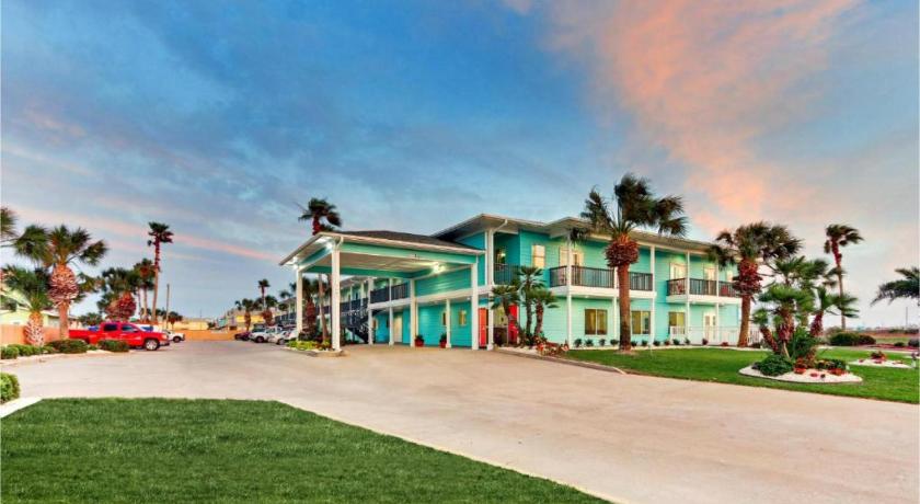 포트 애런사스 (TX) OYO The Island Hotel 2성급 숙소 외관