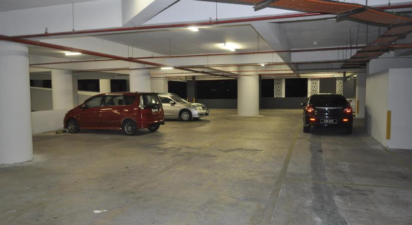 a car that is parked in a garage, D'Perdana Residence in Kota Bharu