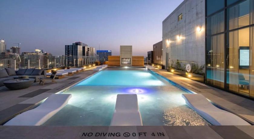 오스틴 (TX) Austin Texas Heated Rooftop Pool by Barcle 5성급 숙소 부대시설