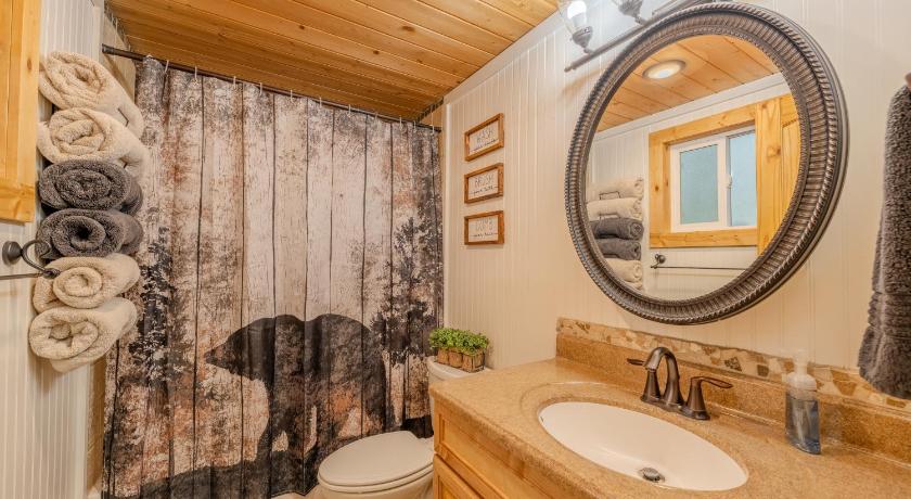 아일랜드 파크 (ID) Lazy Moose Lodge Large Family Cabin Near Yellowstone in Island Park 4성급 숙소 로비