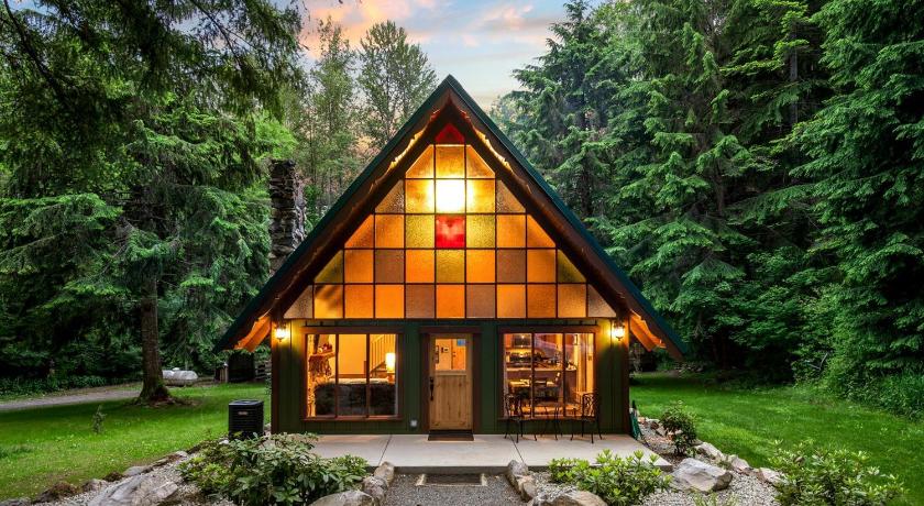 애쉬포드 (WA) Secluded Forest Retreat with Hot Tub and Stone Fireplace in Ashford, Washington 3성급 숙소 객실
