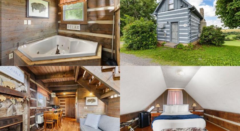 팬시 갭 (VA) Tranquil Cabin with Jacuzzi, Porch Swing, and Mountain Views! Cabin 3 3성급 숙소 객실