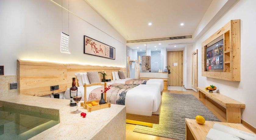 Chengdu 都江堰贡坐私汤酒店 Hotel view