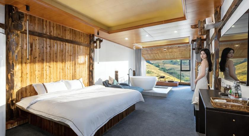 구이린 / 계림 Longji best view intelligent panoramic Hotel-Qianceng Tianti Observatory Store 게스트하우스 전망