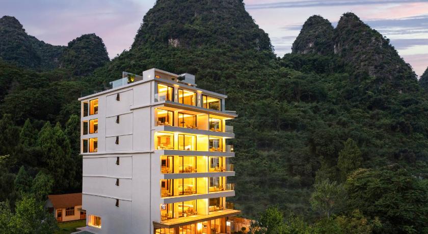 양숴 / 양삭 Yangshuo Xishan Resort 호텔 레스토랑