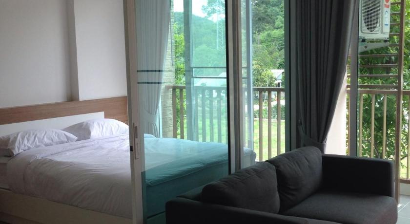 カオヤイ Baan Khao Yai Condo 3つ星 シングルルーム 眺望