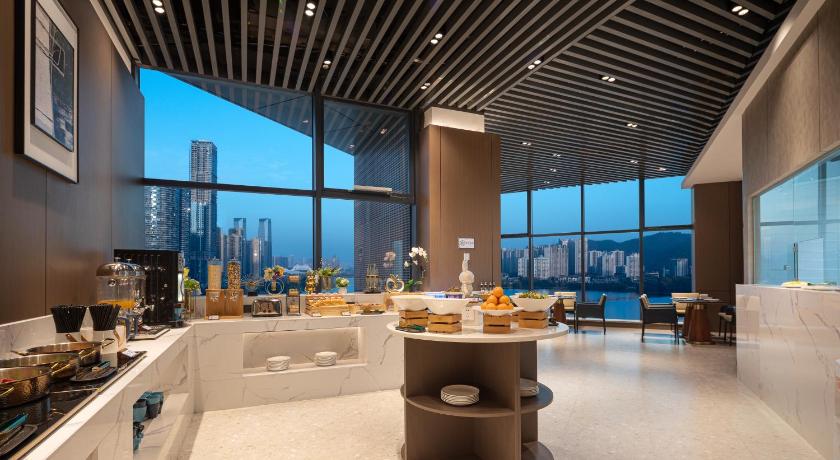 Changsha 长沙梅溪湖麦客达温德姆湖景酒店 Hotel lobby
