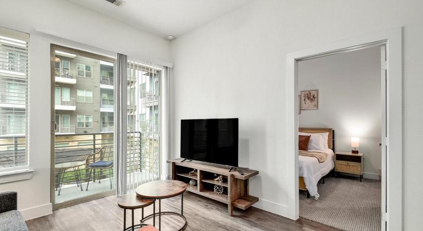 샌안토니오 (TX) 1BR Pool View, Walk to River Walk, Free Parking 2성급 숙소 수영장