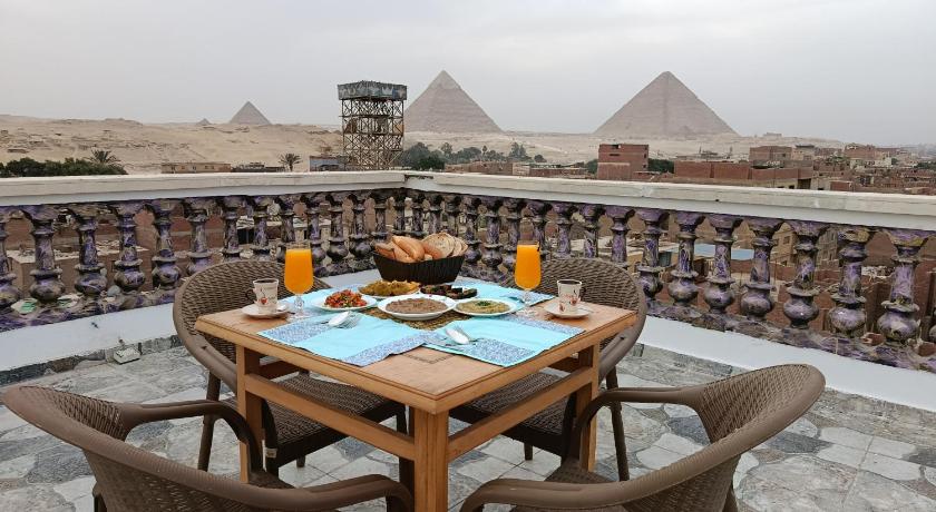 Sky pyramids view