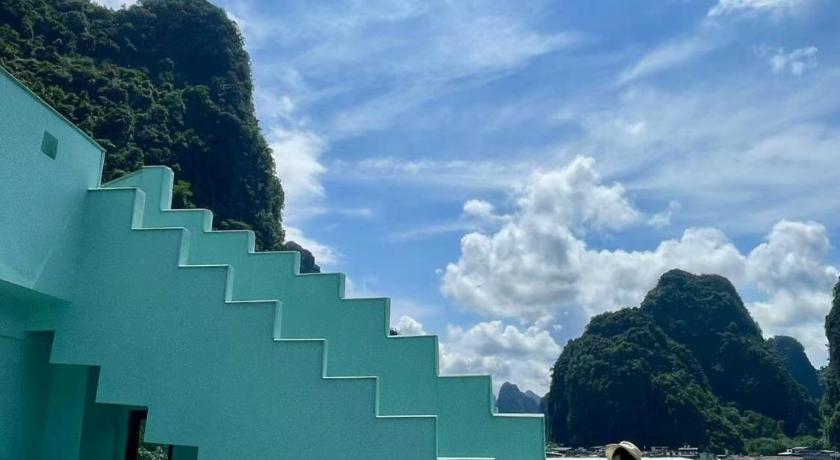阳朔 Yangshuo B&G Hotel-Exclusive location,Roof Top Viewing Terrace,Seasonal swimming pool,Free Self-Serv 酒店 餐厅