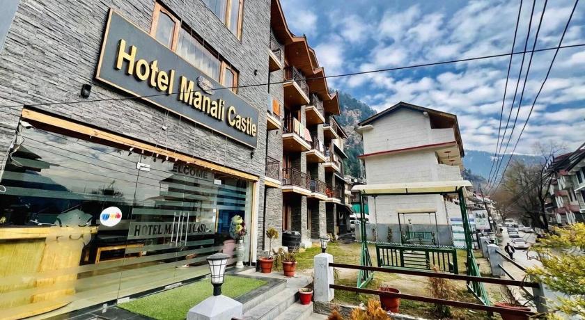 Manali Castle # premium rooms #parking #Balcony & Mountain view rooms #family rooms #Lawn #Near mall