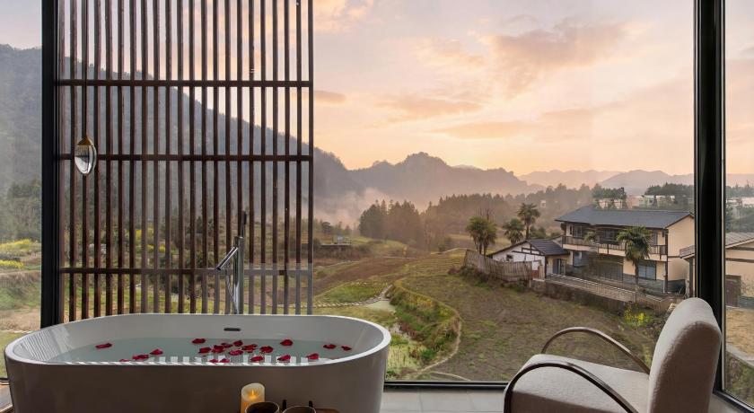 장자제 / 장가계 Yuezhu-Peak Cloud-Free pick-up service of 2 nights ,5-minute walk to The Zhangjiajie Forest Park,Fre 호텔 로비