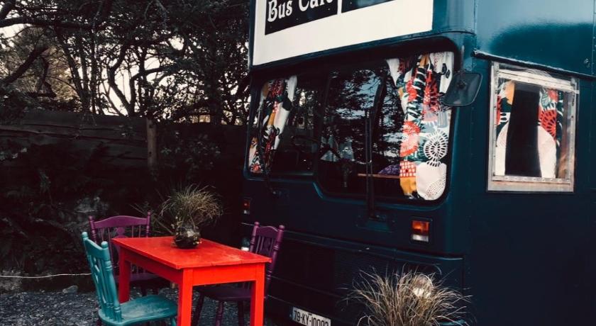 Double decker bus at Valentia Island Escape