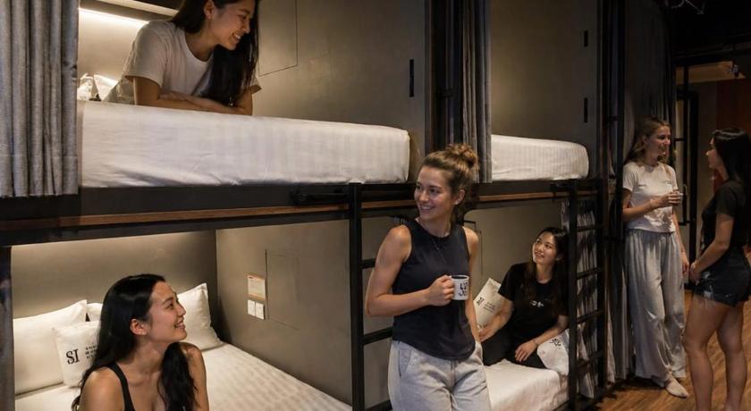 Image of Female Dorm - Single Top Bed 1