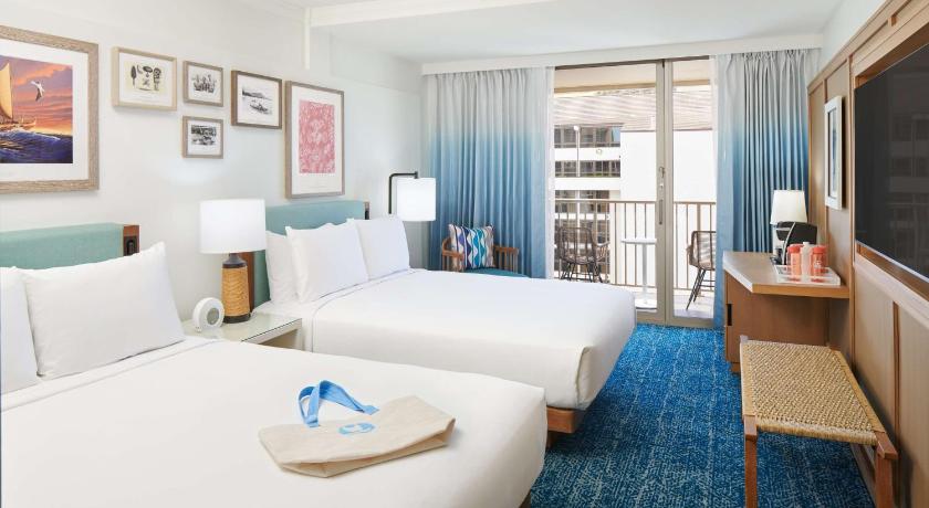 Image of Habitación con 2 camas grandes y vistas al océano en torre Ocean - Accesible (Accessible Ocean Tower Ocean View Two Queen Beds) 15