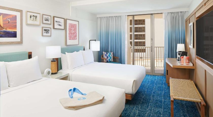 Image of Habitación con 2 camas grandes y vistas al océano en torre Ocean - Accesible (Accessible Ocean Tower Ocean View Two Queen Beds) 10