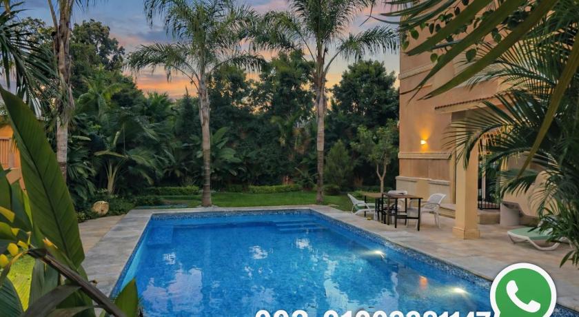 Royal Mansion with private pool in sheikh zayed Compound families
