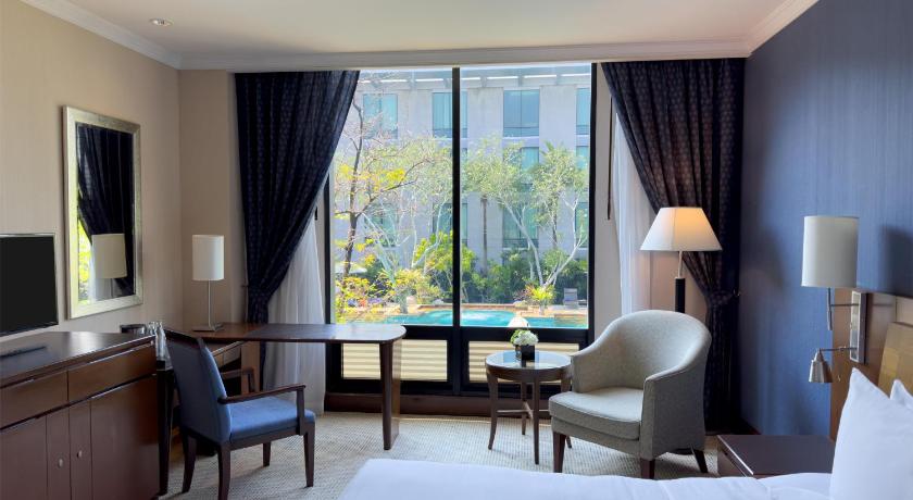 Image of 2 Single Beds, Pool View 1