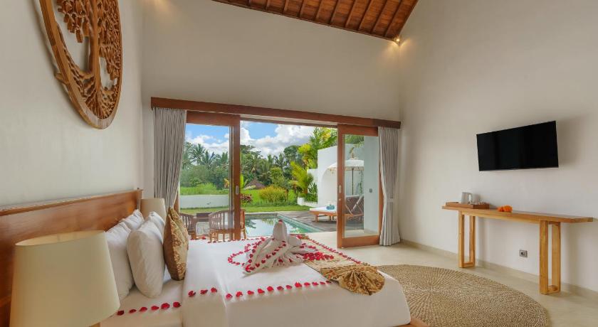 Tampilan The Surana Villas Ubud with Rice Field View