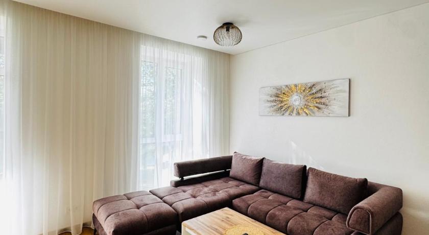 Apartamentai parke, su vaizdu i upe - Sesupes terasos