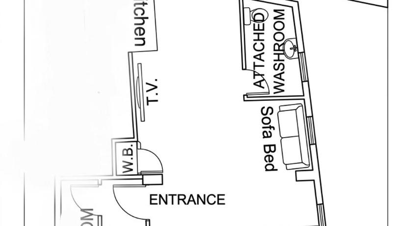 City view 1bhk room for 4 person - image 10