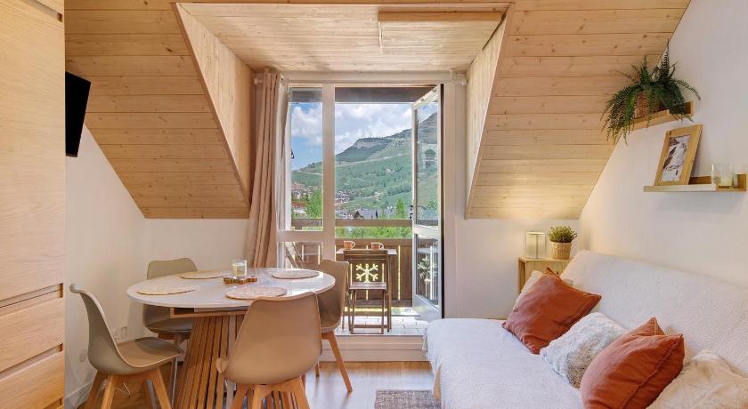 Duplex 6 pers. vue montagne & ski