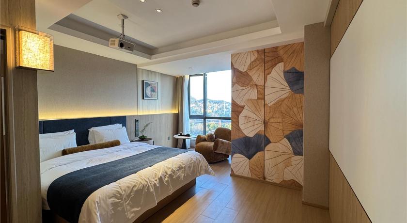 상라오 五悦悦心酒店上饶万力时代金龙岗青年艺术街区店 Wuyue Yuexin Hotel Shangrao Wanli Times Golden Dragon Hill Youth Art District 호텔 스위트룸