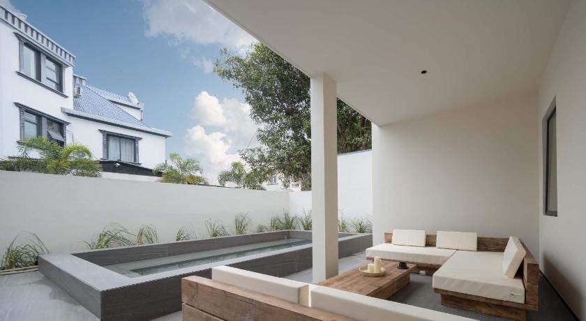 北海 Silver Beach Puyue Designer Homestay 酒店 泳池