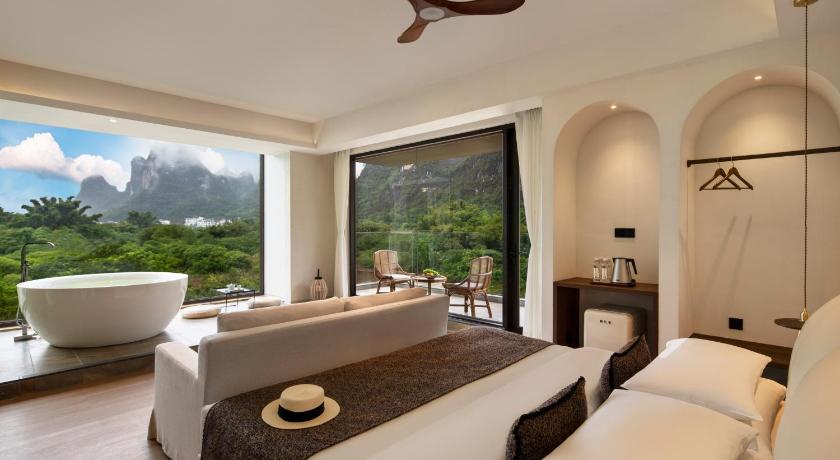 양숴 / 양삭 YangShuo Waterside Boutique Hotel 호텔 전망